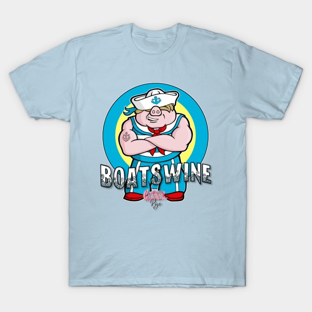 Gutter Pigs Boatswine T-Shirt by GutterPigs